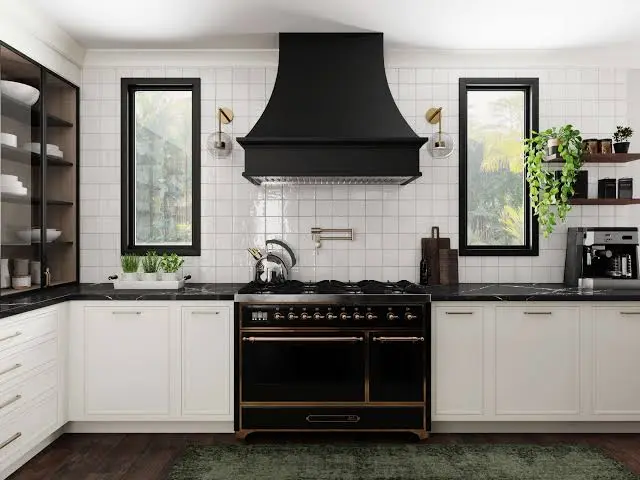 Close up view of a modern matte black kitchen faucet showing unique finish sensitivities.