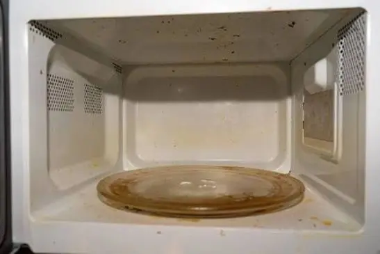 Removing Grease & Splatters from a Microwave Interior