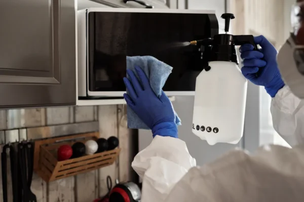 Steam-Cleaning a Microwave Naturally